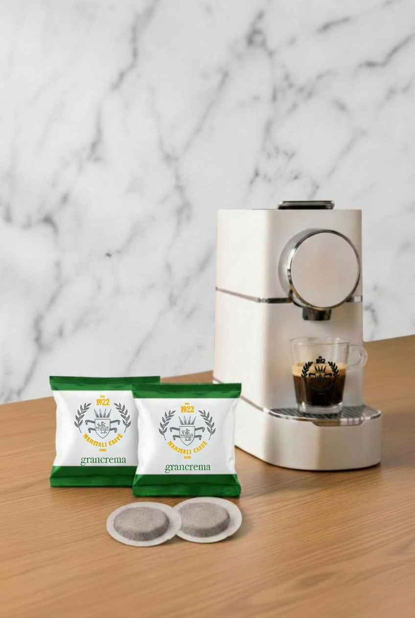 450 cialde Grancrema + Macchina Polti Coffea S18